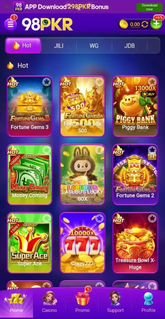 98PKR Game